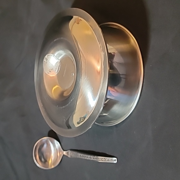 Vintage Cordova 1969 Serving Bowl & Matching Ladle Stainless Steel 18-8 - Picture 8 of 12